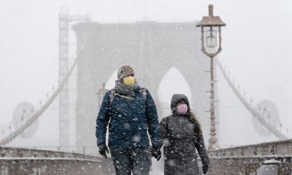 (FOTOS) Así luce Nueva York tras la tormenta de nieve de ayer