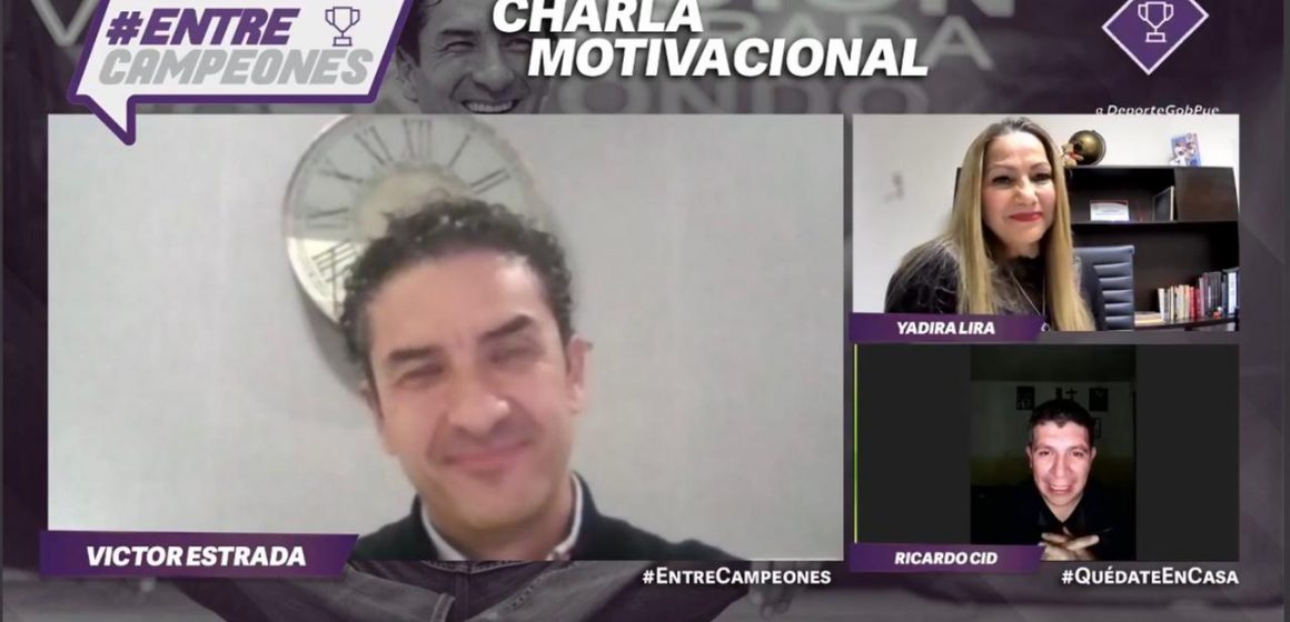 Víctor Estrada primer invitado a la charla “Entre Campeones”
