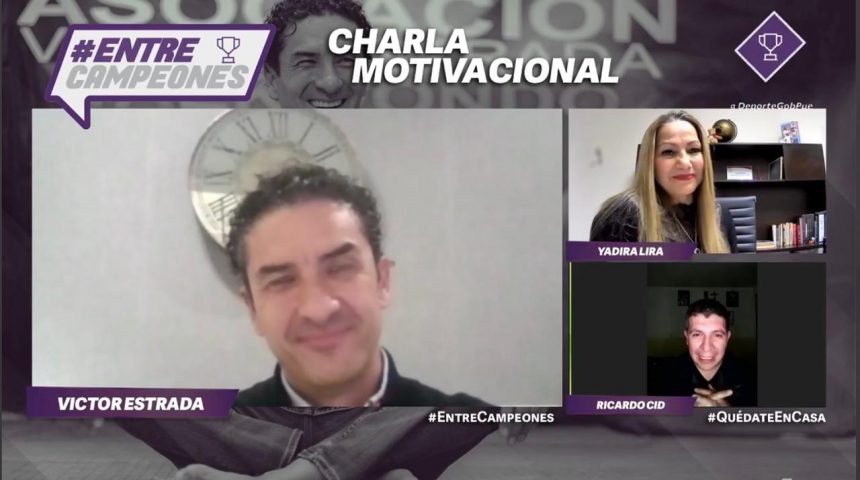 Víctor Estrada primer invitado a la charla “Entre Campeones”