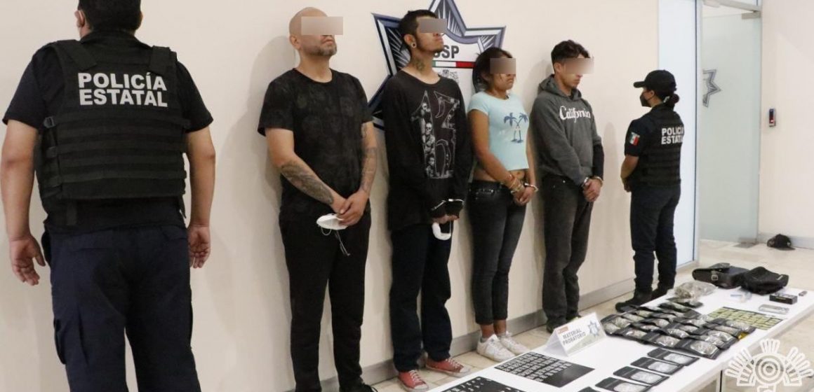 Policía Estatal detiene a presuntos narcomenudistas que operaban en redes sociales