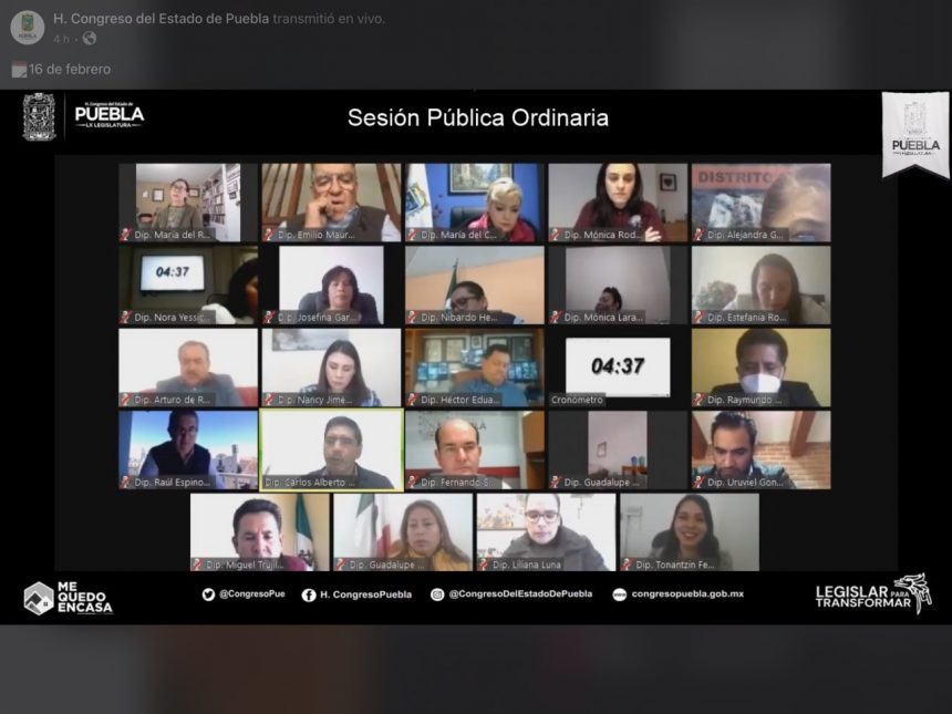 Analizará LX Legislatura, exhorto para el retiro y ordenamiento de infraestructura aérea de servicios telefónicos, digitales, agua, gas y eléctricos del municipio de Puebla