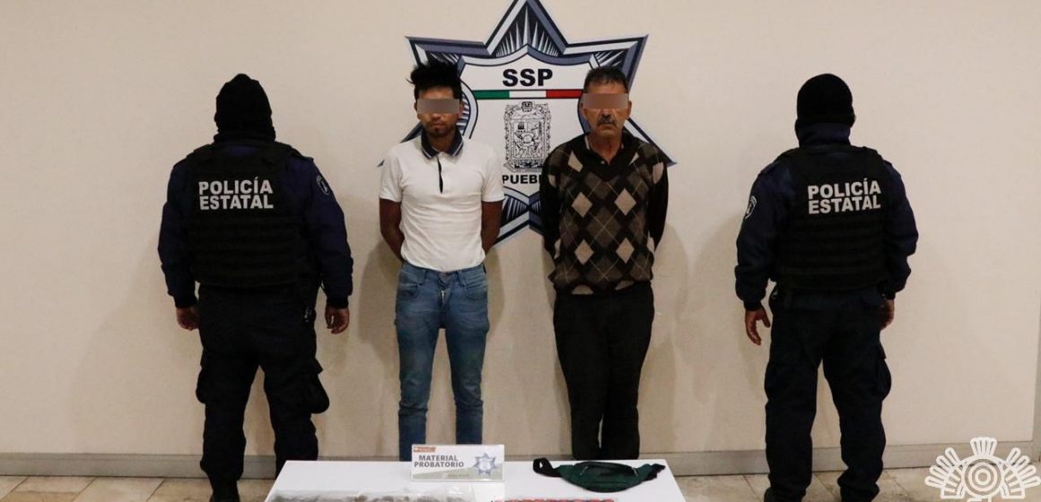 Policía Estatal detiene a presuntos distribuidores de droga