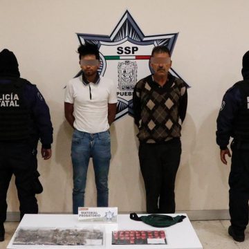 Policía Estatal detiene a presuntos distribuidores de droga