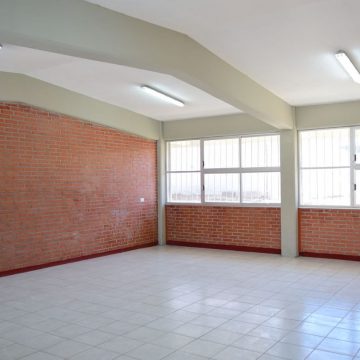 Dignifica Ayuntamiento de Puebla aulas escolares en San Sebastián de Aparicio