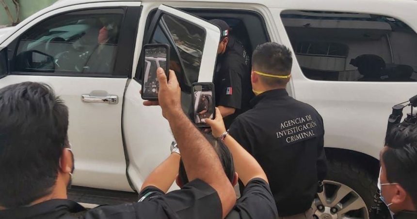 photo5537496718099195833 (VIDEO) Impresionante operativo de FGR para el trasladado de Mario Marín a Quintana Roo