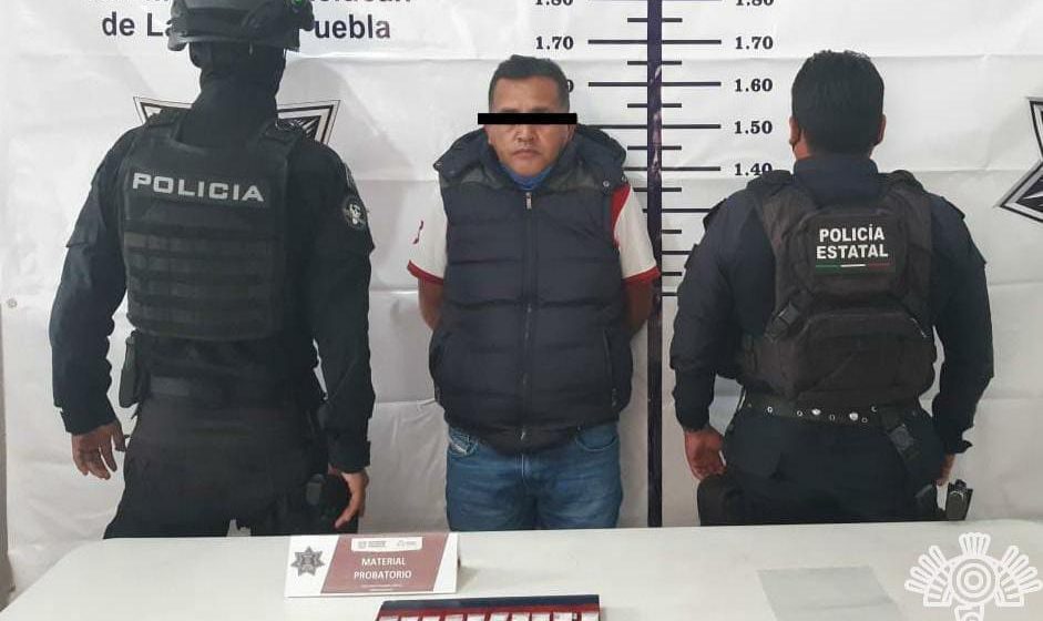 Policía Estatal y de Texmelucan capturan a presunto ladrón de combustible