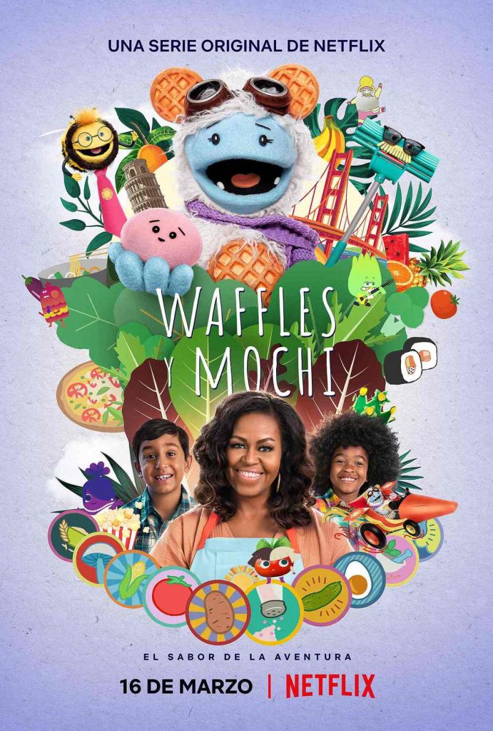 poster waffles y mochi