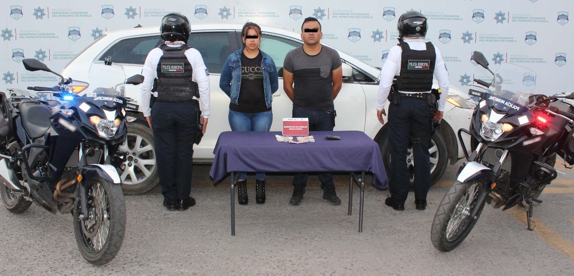 Captura policía municipal a presuntos asaltantes de cuentahabientes