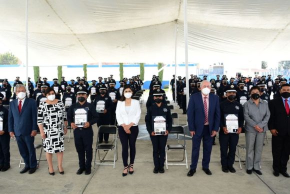 Con nuevos efectivos, unidades y vehículos, Ayuntamiento de Puebla fortalece operatividad de la Policía Municipal