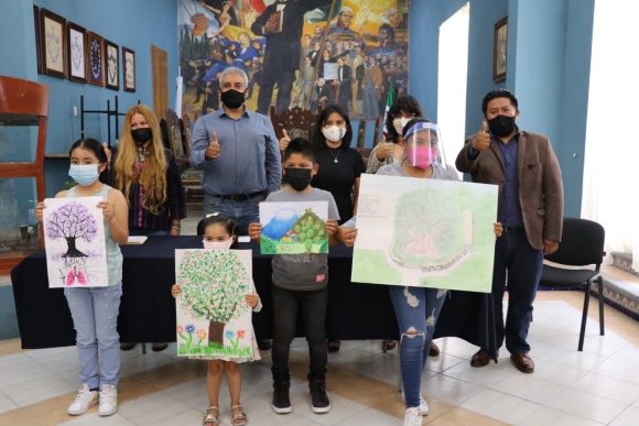 321f1d71-f731-4178-93cf-3bee92e59054 Gobierno de Atlixco premia a ganadores del 5to. Concurso, Vamos a Pintar un Árbol