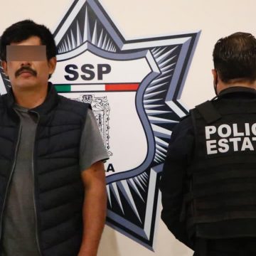 Captura Policía Estatal a hombre en posesión de aparente droga