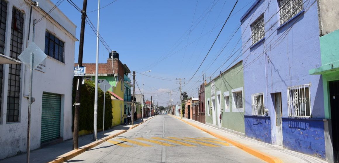 Gobierno de la Ciudad rehabilita calles con concreto hidráulico en zona CAPU