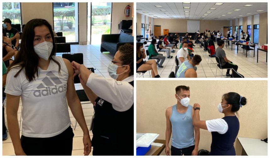 Atletas Mexicanos reciben vacuna COVID-19 previo a Juegos Olímpicos