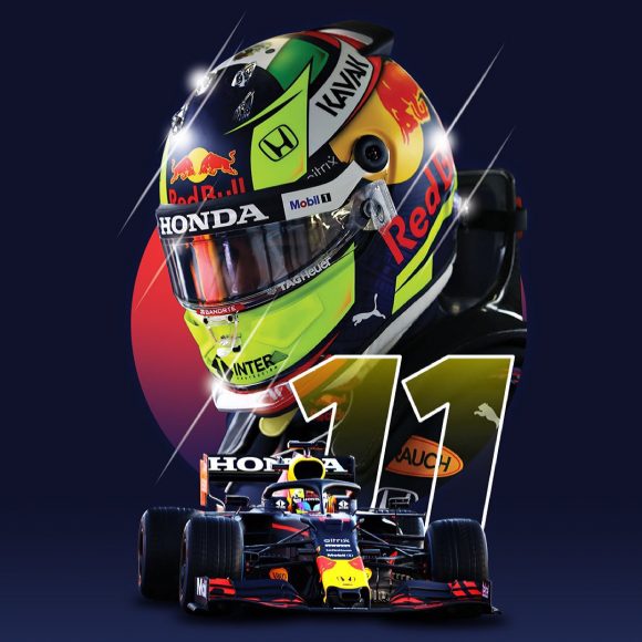 Sergio “Checo” Pérez ya luce los colores de RB