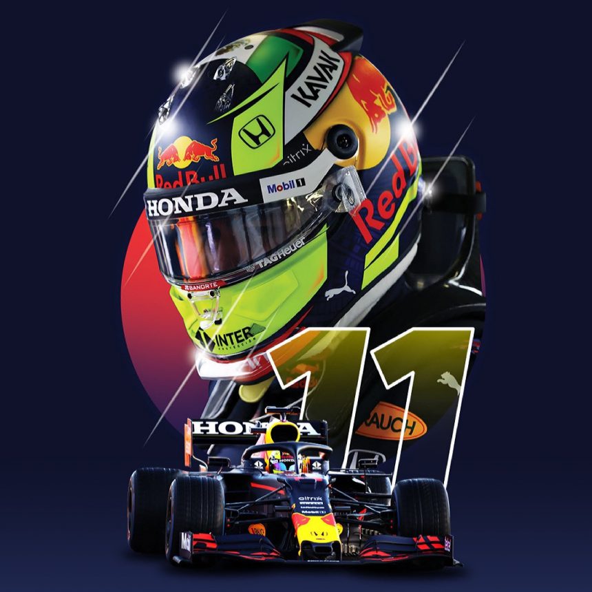 Sergio “Checo” Pérez ya luce los colores de RB