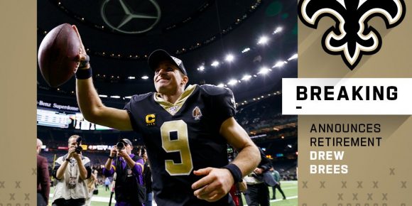 Drew Brees anuncia su retiro de la NFL