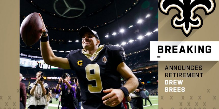 Drew Brees anuncia su retiro de la NFL