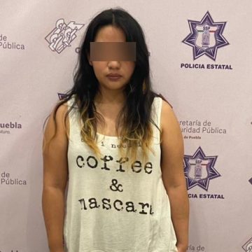 Detiene Policía Estatal a presunta líder delictiva en Tehuacán
