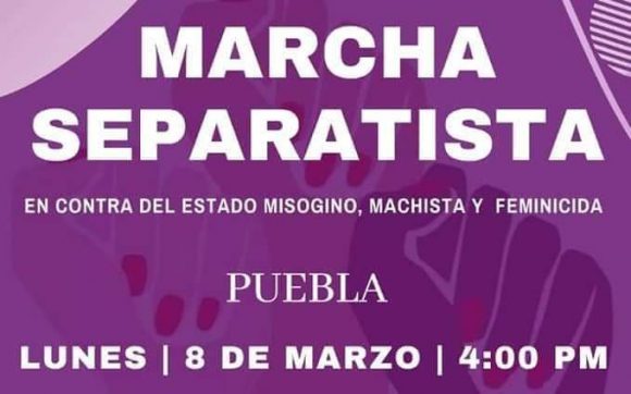 Marchas #8M se concentrarán en el zócalo y Fiscalía de Puebla