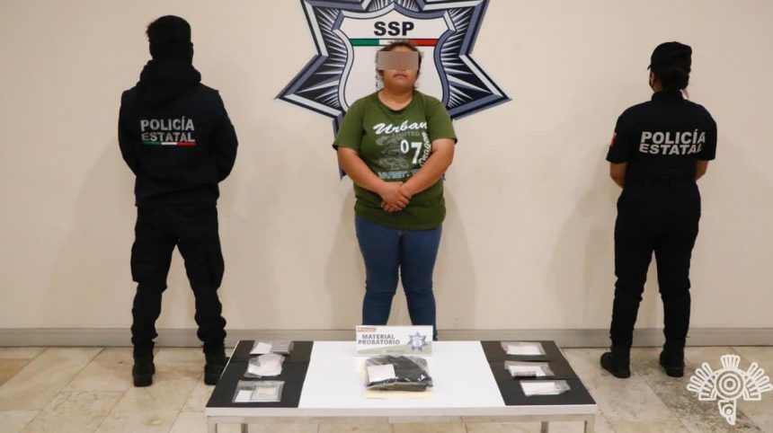 Detiene Policía Estatal a presunta narcomenudista en Tepexi de Rodríguez