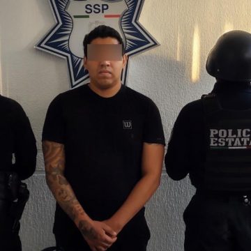 Presunto narcomenudista es capturado por Policía Estatal