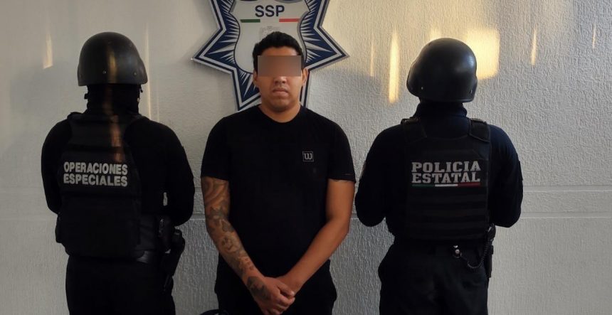 Presunto narcomenudista es capturado por Policía Estatal