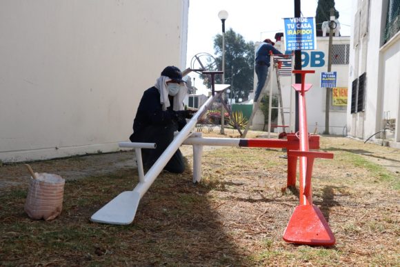 Acerca Ayuntamiento de Puebla jornadas integrales de servicios en Fovissste San Roque