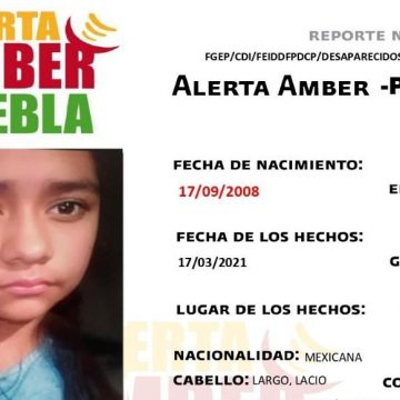 Alerta Amber para encontrar a Danna Paola Vargas Tamayo de 12 años.