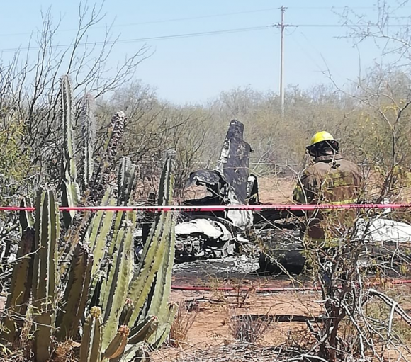 Se estrella avioneta en Hermosillo deja cuatro muertos y dos heridos