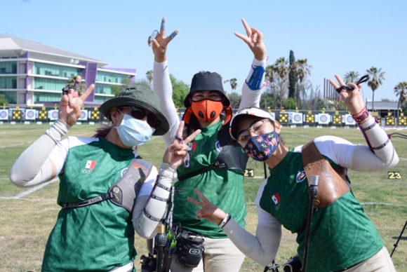 Equipo Femenil de Tiro con Arco gana oro en el Panamericano de Monterrey