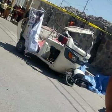 Tres muertos deja choque de mototaxi en La Resurrección