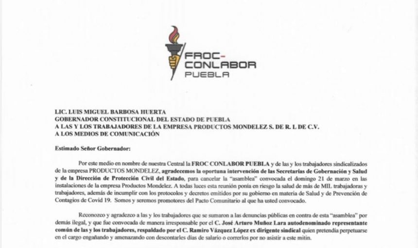 (VIDEO) FROC acusa intentó de imponer representantes sindicales en ADAMS