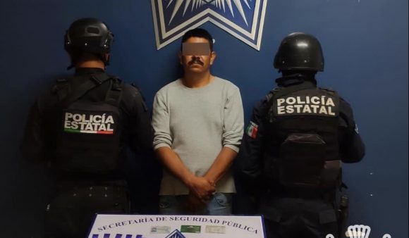 Presunto vendedor de droga de Amozoc, fue detenido por la Policía Estatal