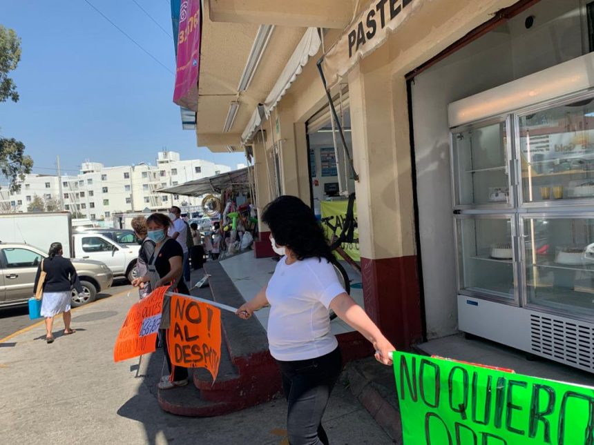 (VIDEO) Regresaron las protestas en el mercado Amalucan