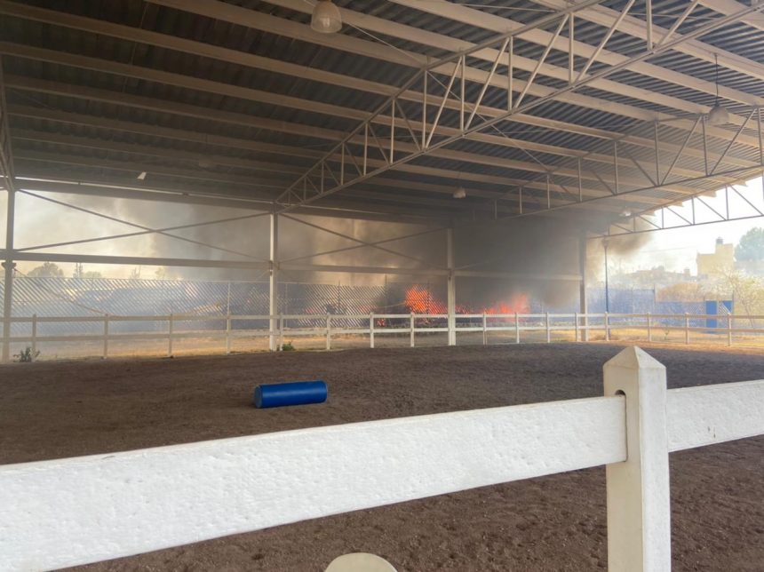 b0e1390d-6065-4a8f-85e6-2dd44a2cb5e2 (VIDEO) Se descartan daños por incendio en el Centro de Equinoterapia municipal