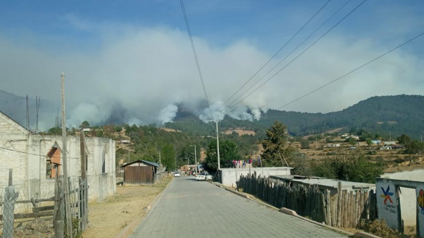 bb4248ee-5917-4db3-bc10-d3a690b0d073 Atiende Coordinación de Protección Civil incendio forestal en Ocotepec