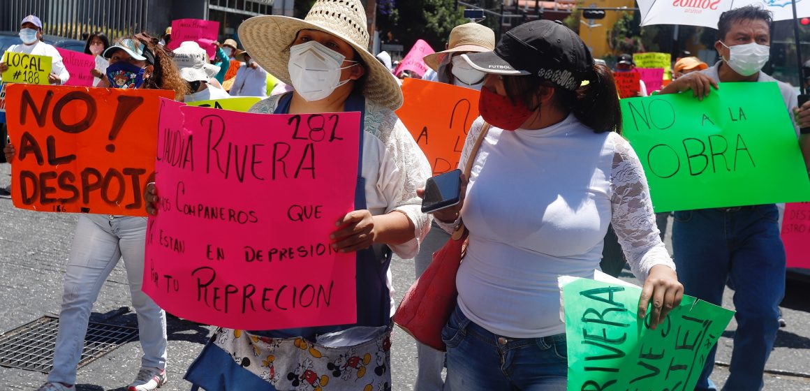 (VIDEO) Van tres días de protestas y bloqueos contra proyecto de Claudia Rivera