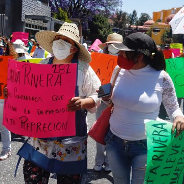 (VIDEO) Van tres días de protestas y bloqueos contra proyecto de Claudia Rivera