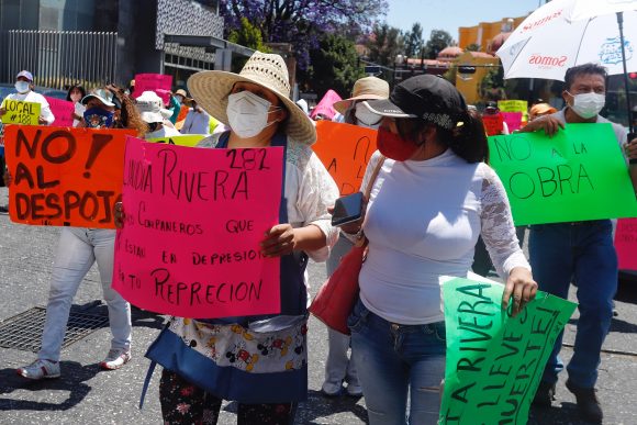 (VIDEO) Van tres días de protestas y bloqueos contra proyecto de Claudia Rivera