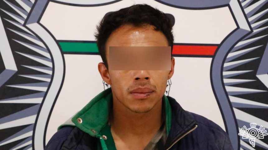 Presunto narcomenudista de Coronango, detenido por la Policía Estatal