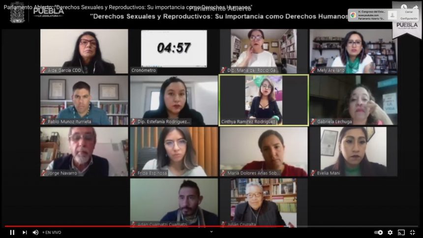 Congreso del Estado realiza segunda mesa de Parlamento Abierto sobre “Derechos Sexuales, Derechos Reproductivos y Aborto Legal”