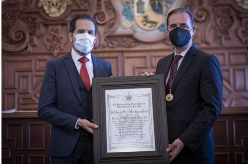 BUAP otorga Doctorado Honoris Causa al jurista Eduardo Ferrer Mac-Gregor Poisot