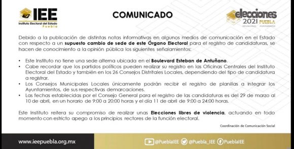 816a6c8f-6e55-4034-8f9b-af8c9e0027a0 Reitera IEE su compromiso de realizar elecciones libres de violencia