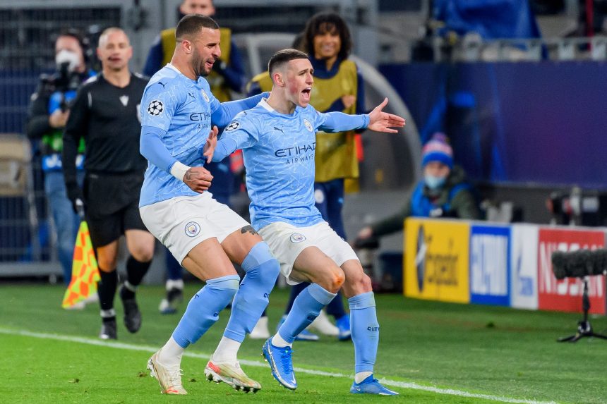 Manchester City sufrió ante el Dortmund, pero va a semifinales de Champions