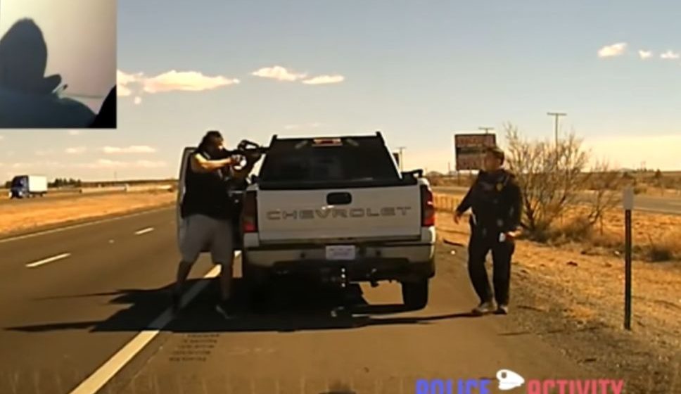 (VIDEO) Narcotraficante asesina a policía en Nuevo México; se da a la fuga y termina abatido