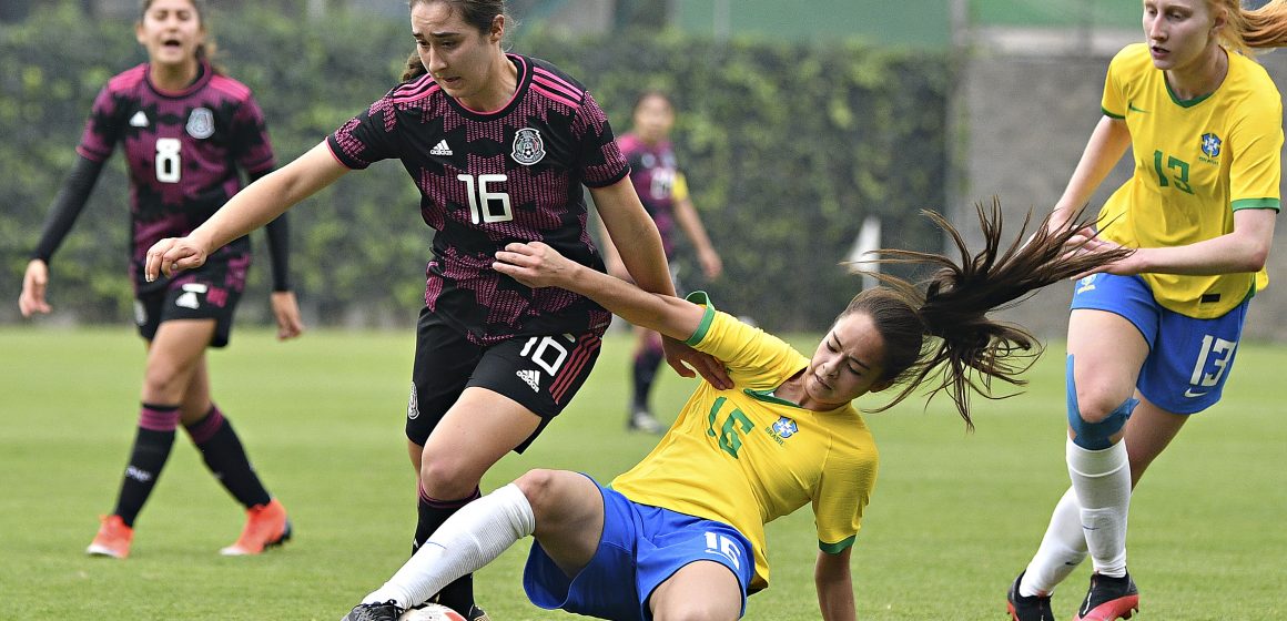La Selección Femenil Sub-20 cayó ante Brasil en partido de preparación