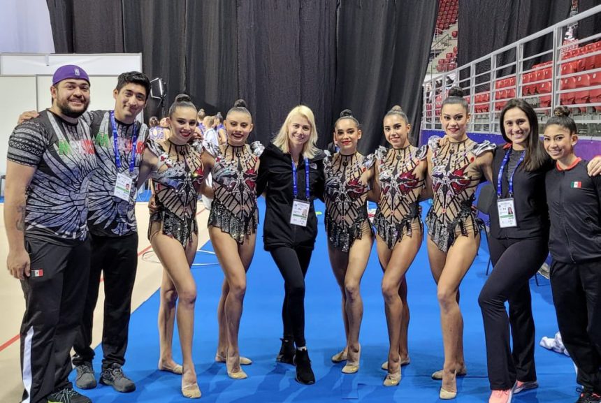 GIM Equipo mexicano de gimnasia rítmica con buena participación en Copa del Mundo