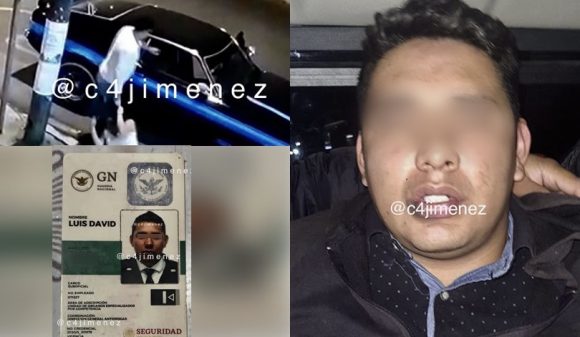 Identifican como elemento de la Guardia Nacional a sujeto que golpeó a mujer en CDMX