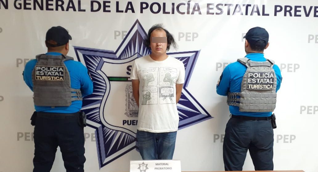 Presuntamente vendía droga en un estacionamiento; lo detiene la Policía Estatal