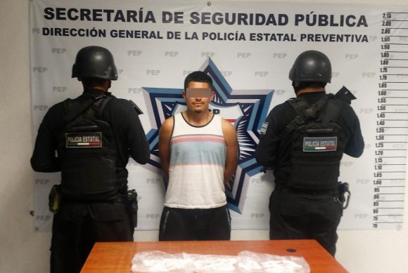 Detiene SSP a presunto narcomenudista, secuestrador y extorsionador en Huauchinango